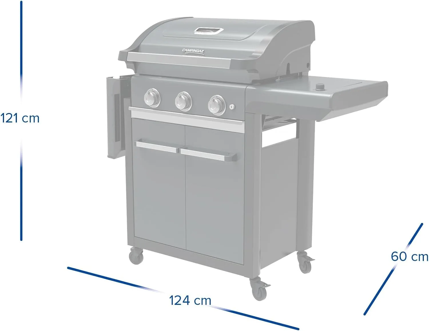 Barbacoa de gas Campingaz 3 Series Premium S, vista de producto 3