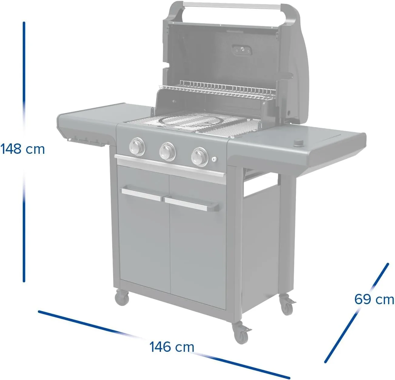 Barbacoa de gas Campingaz 3 Series Premium S, vista de producto 5