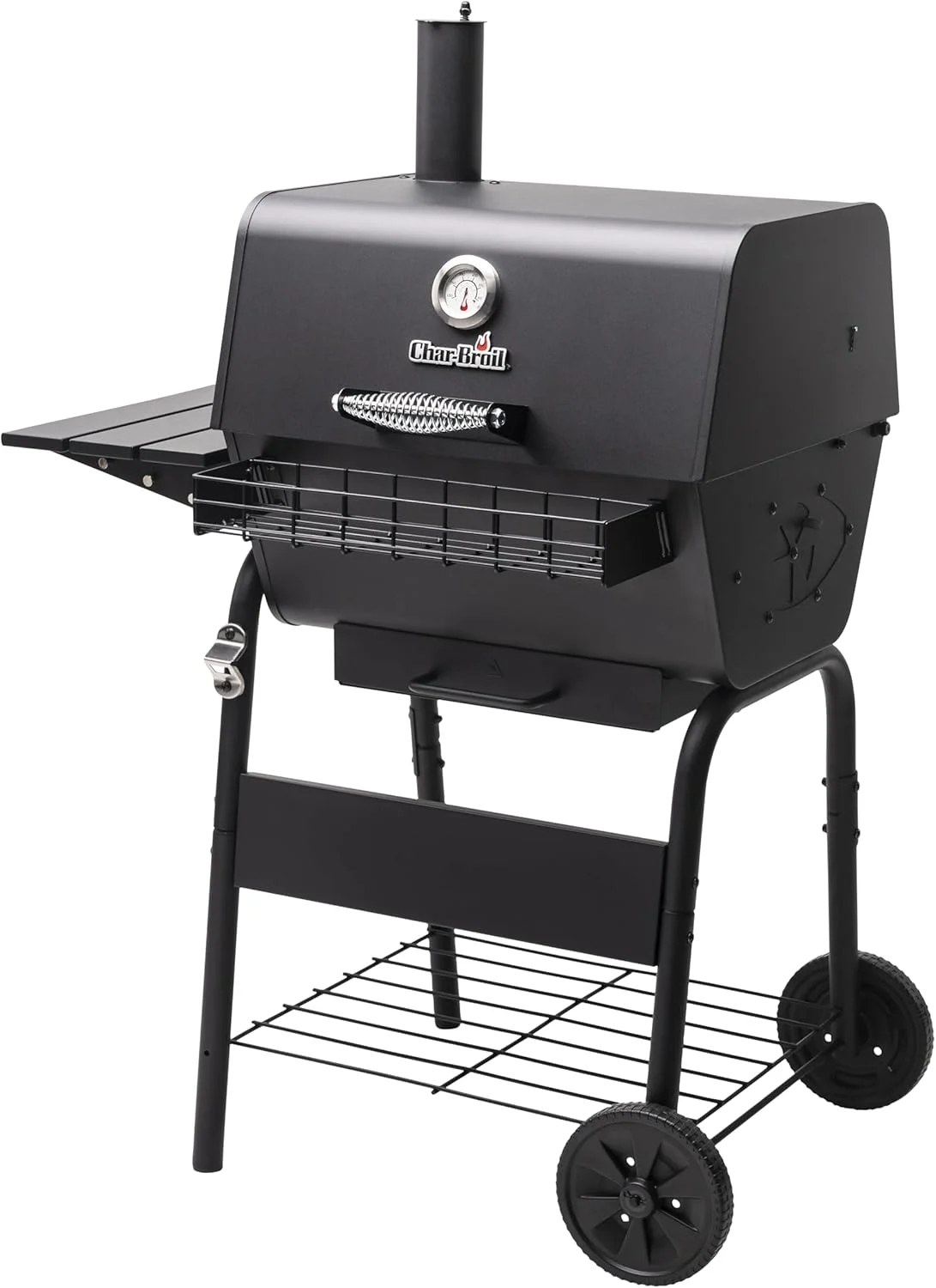 Barbacoa de carbón portátil Char-Broil Charcoal M, vista general en ángulo